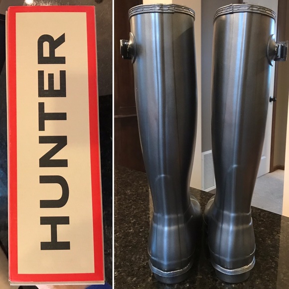 New Hunter Women's Original Nebula Tall Rain Boots - Picture 3 of 14